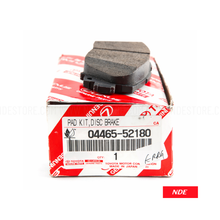BRAKE DISC PAD SET REAR GENUINE FOR TOYOTA SIENTA (2015-2018)