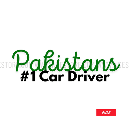 STICKER PAKISTAN'S NO. 1 CAR DRIVER - ndestore.com