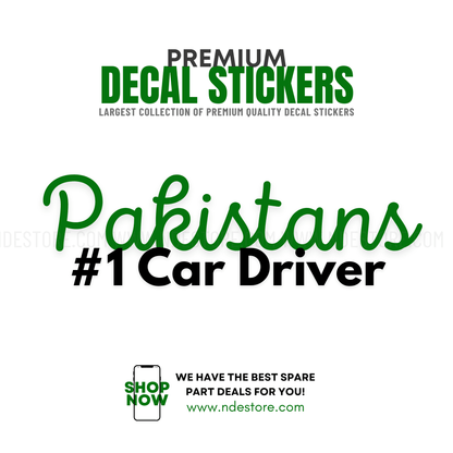 STICKER PAKISTAN'S NO. 1 CAR DRIVER - ndestore.com