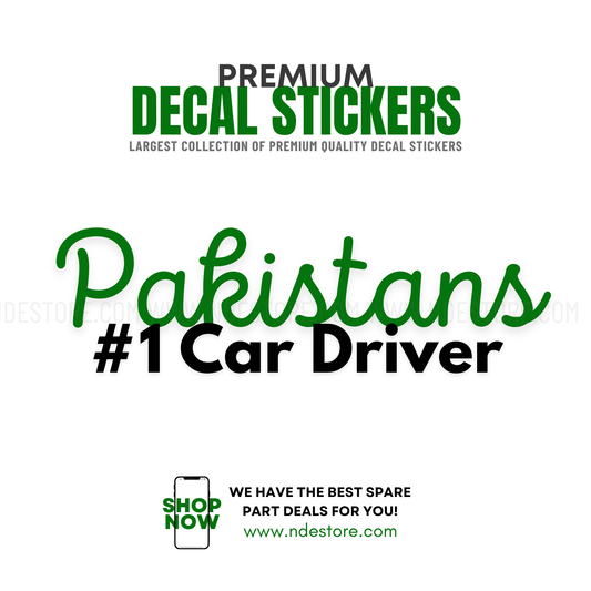 STICKER PAKISTAN'S NO. 1 CAR DRIVER - ndestore.com