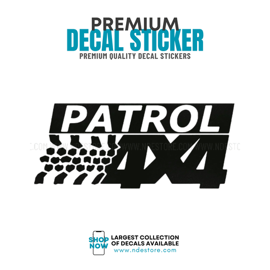 STICKER DECAL PATROL 4x4