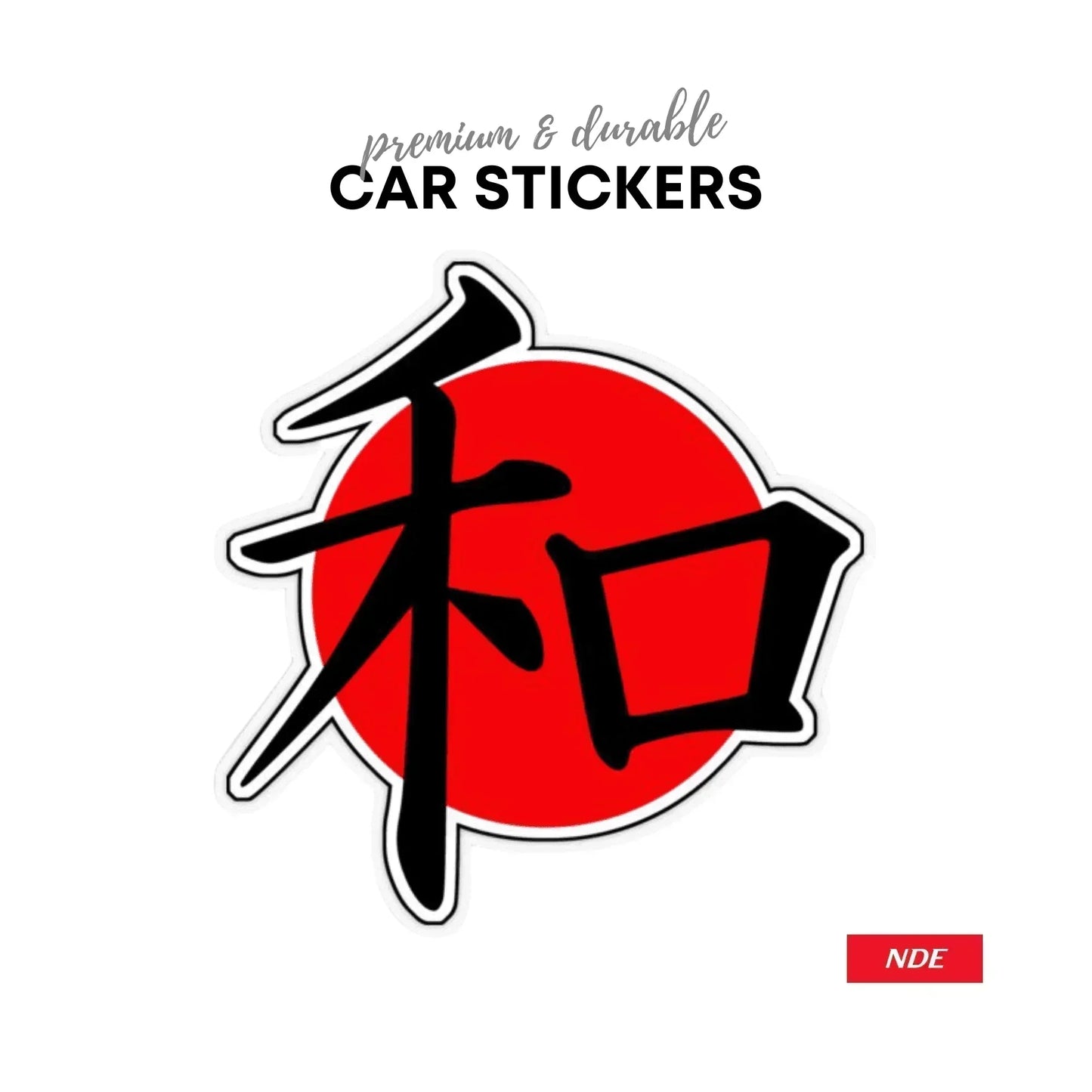 STICKER JAPAN JDM PEACE (SKU:K99661) - ndestore.com