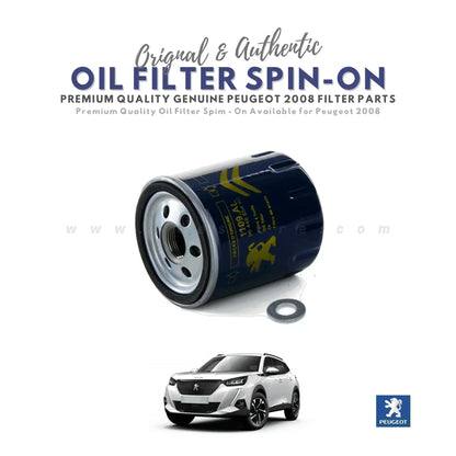OIL FILTER GENUINE FOR PEUGEOT 2008 - ndestore.com