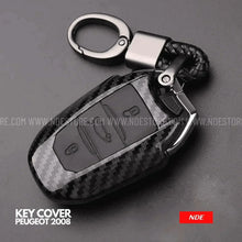 KEY COVER CARBON FIBER FOR PEUGEOT 2008 - ndestore.com