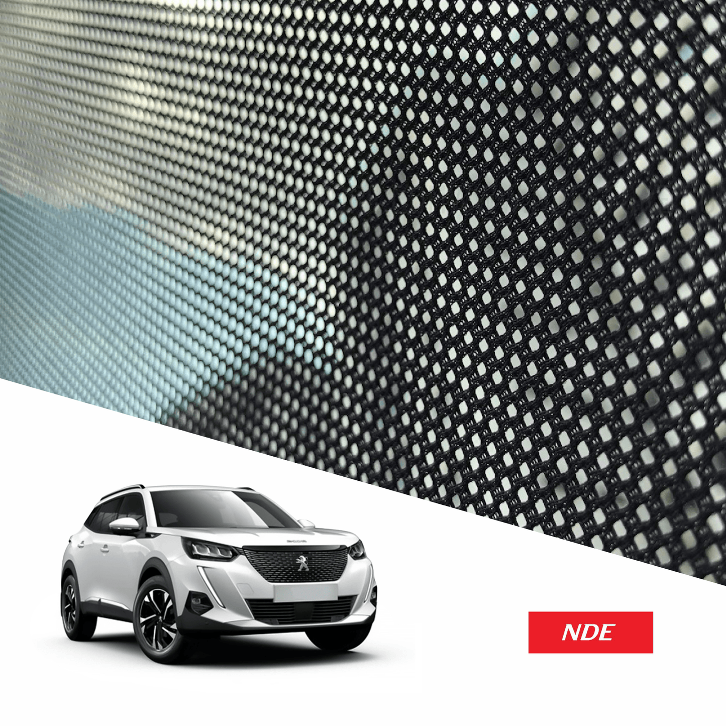 SUN SHADE CURTAIN SET XTREEME MESH FOR PEUGEOT 2008 - ndestore.com