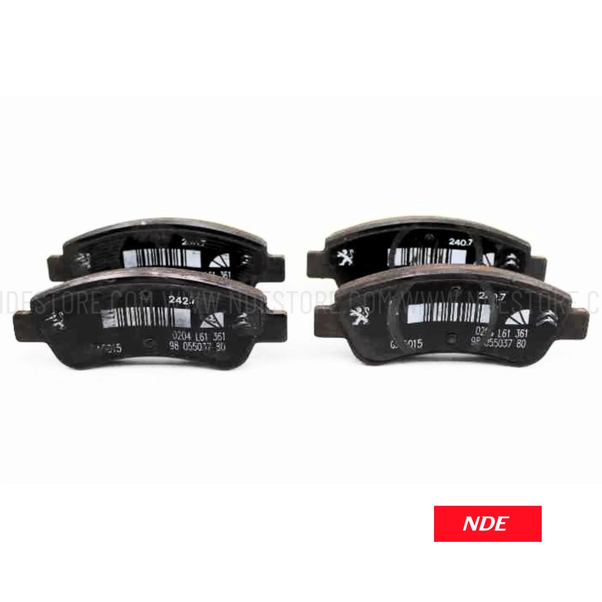 BRAKE DISC PAD SET FRONT GENUINE FOR PEUGEOT 2008 - ndestore.com