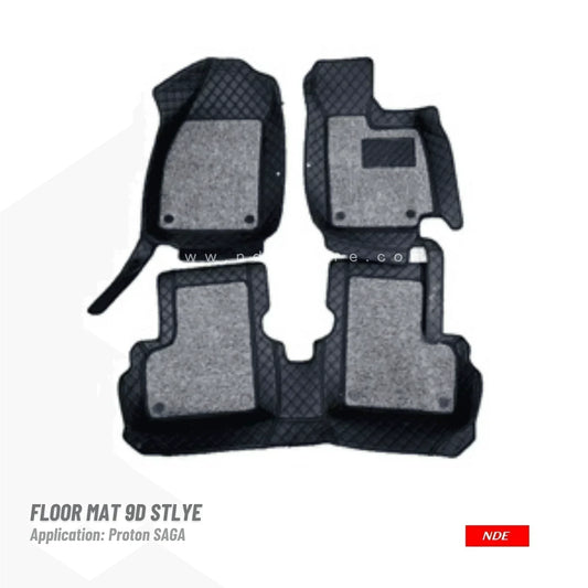 FLOOR MAT 9D STYLE FOR PROTON SAGA - ndestore.com