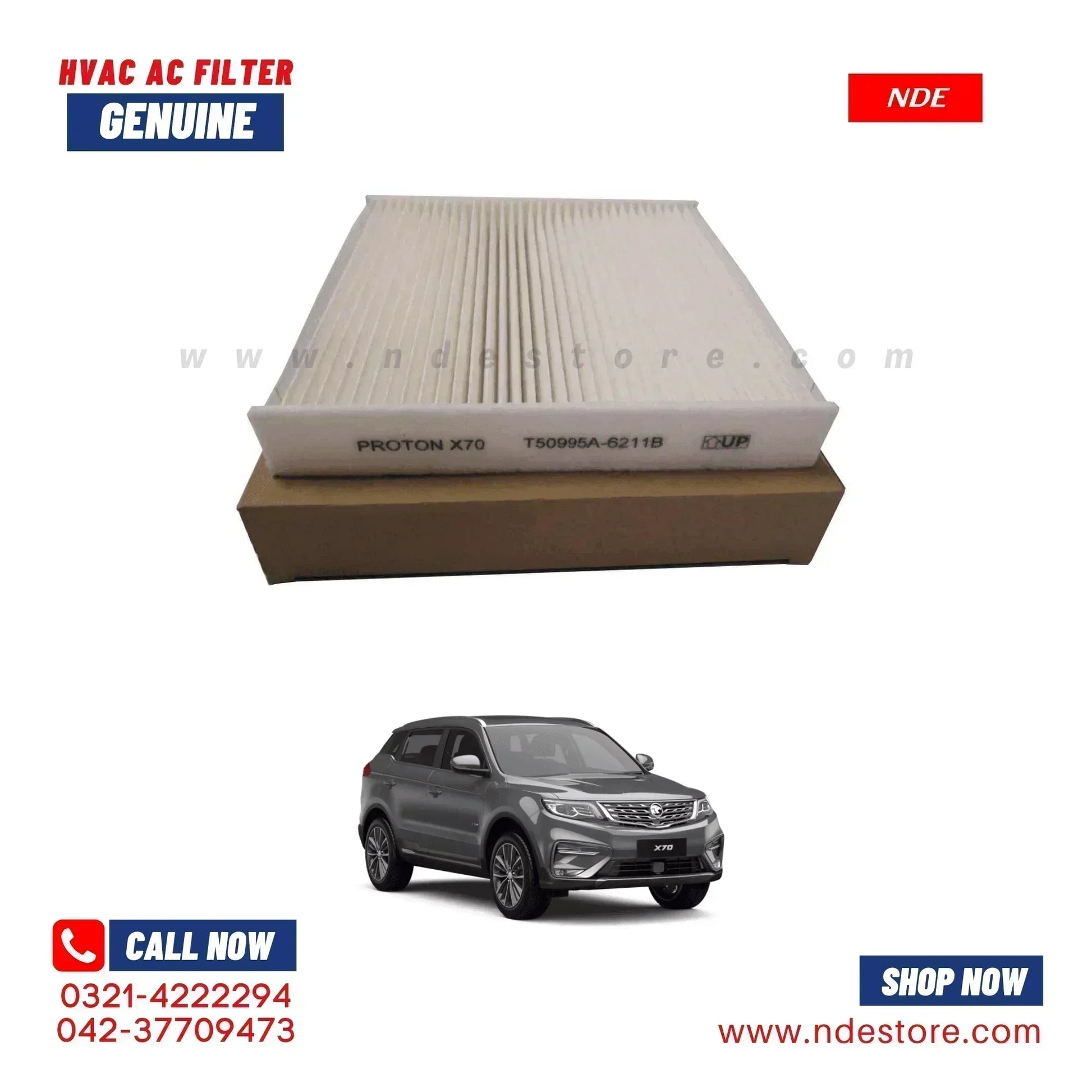 CABIN AC FILTER GENUINE FOR PROTON X70 - ndestore.com