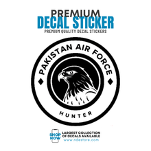STICKER DECAL PAKISTAN AIR FORCE HUNTER