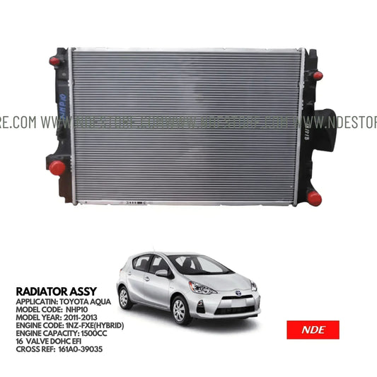 RADIATOR ASSY COMPLETE FOR TOYOTA AQUA - ndestore.com