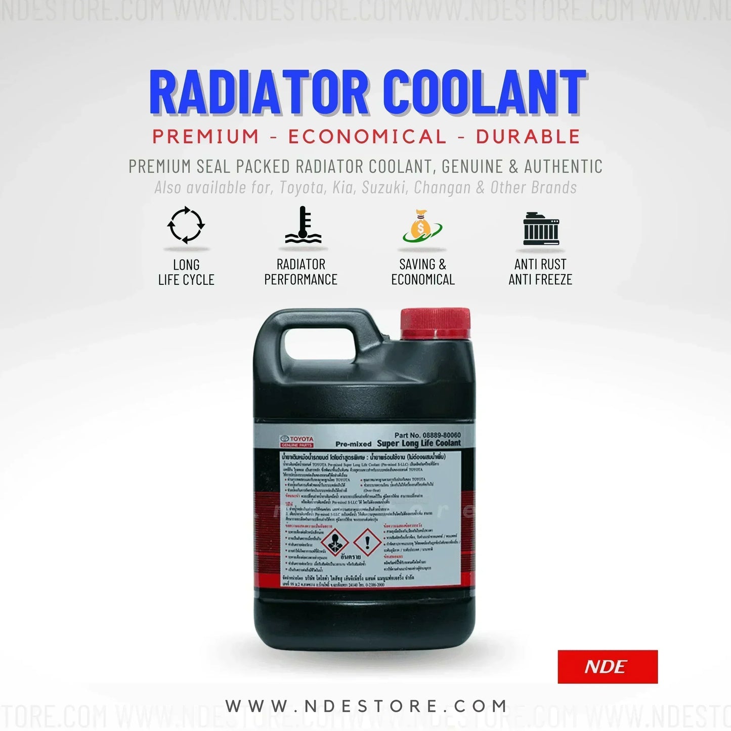 RADIATOR COOLANT - TOYOTA GENUINE - ndestore.com