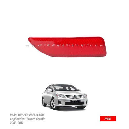 BUMPER, REFLECTOR REAR FOR TOYOTA COROLLA (2008-2018) - ndestore.com