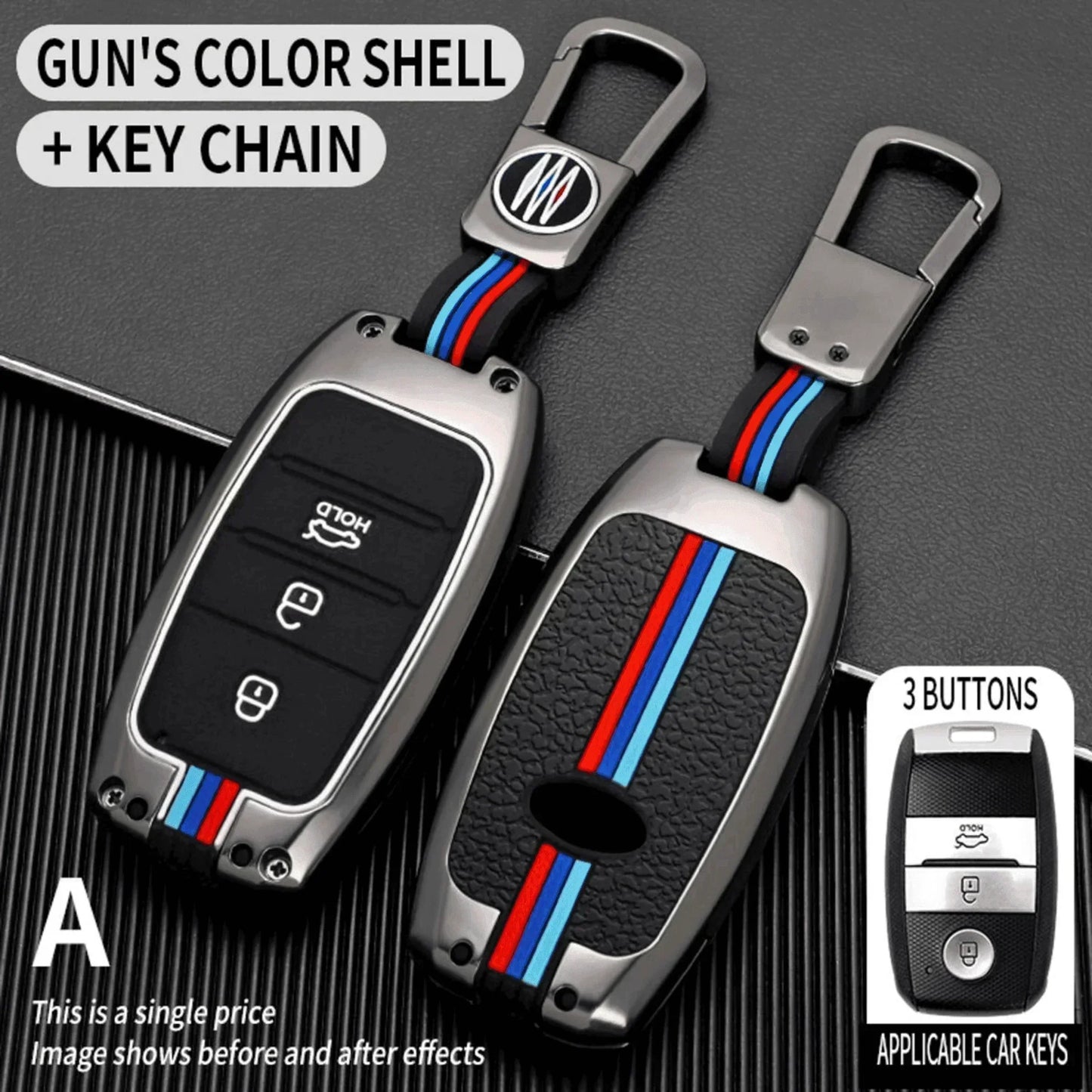KEY REMOTE COVER METAL FOR KIA SPORTAGE - ndestore.com