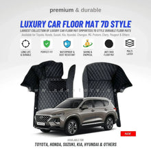 FLOOR MAT 7D STYLE FOR HYUNDAI SANTA FE - ndestore.com
