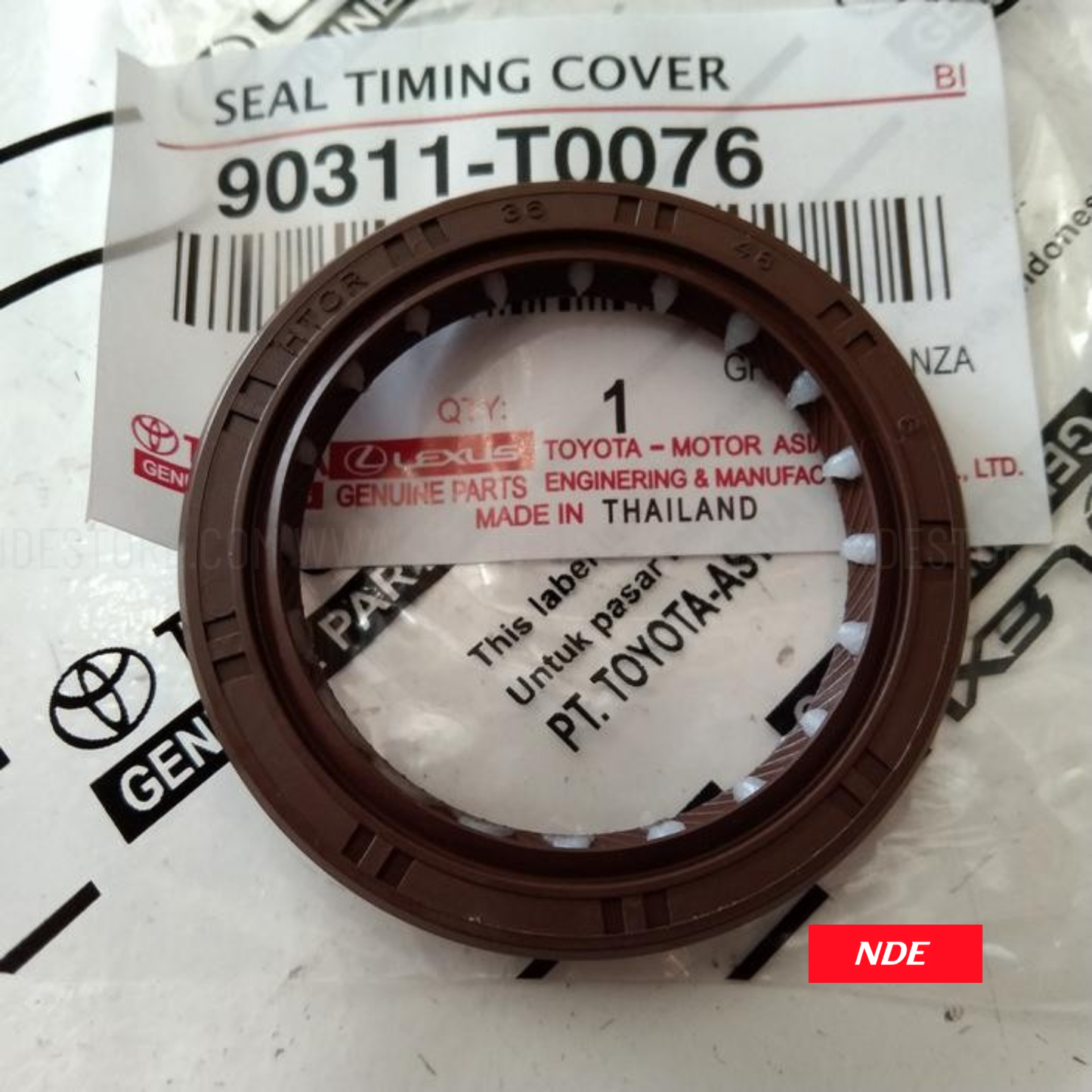 SEAL OIL TIMING CHAIN OR BELT COVER FOR TOYOTA YARIS
