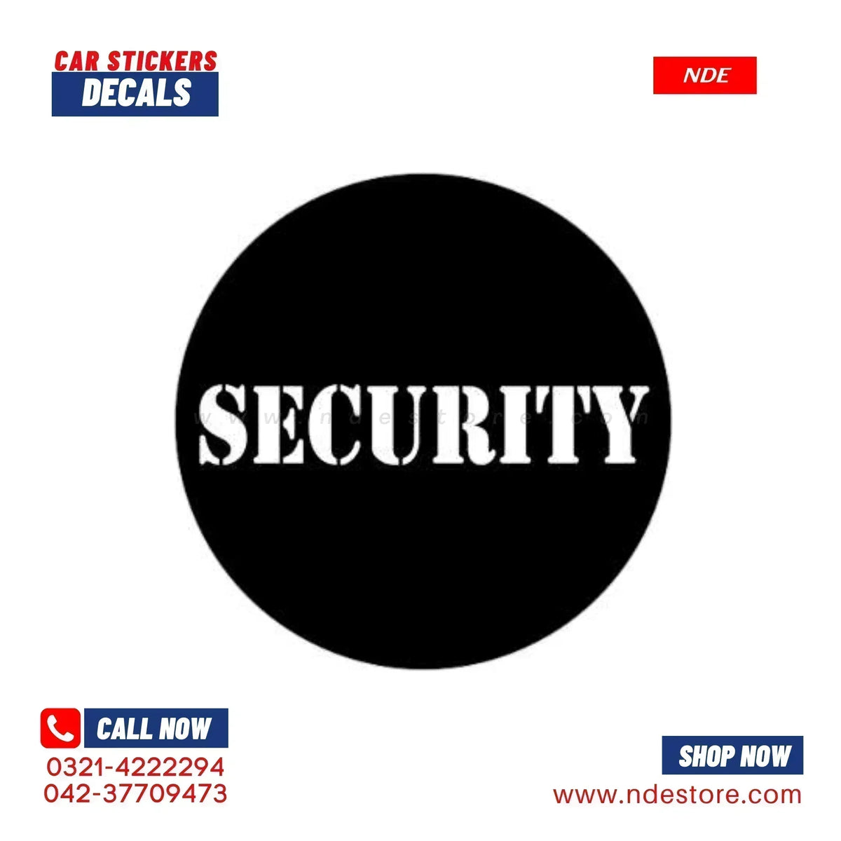 STICKER DECAL SECURITY – ndestore.com