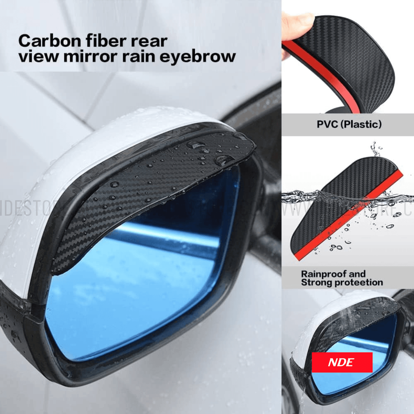 SIDE MIRROR VISOR - UNIVERSAL APPLICATION - ndestore.com