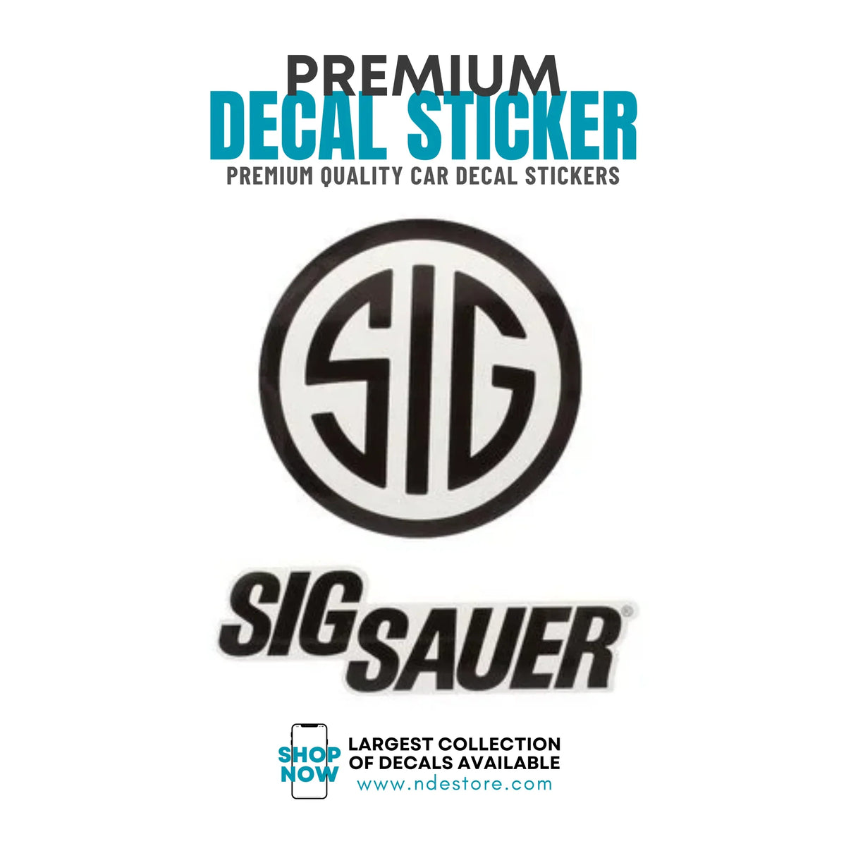Sticker Decal SIG Sauer - Shop Now – ndestore.com