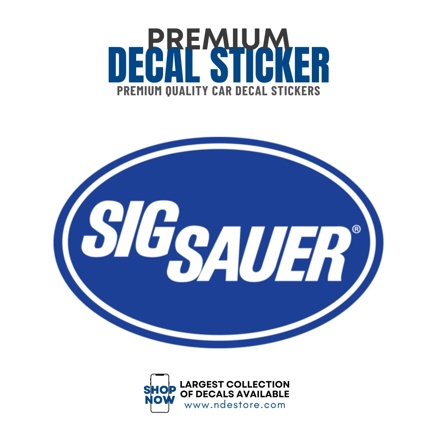 STICKER DECAL SIG SAUER