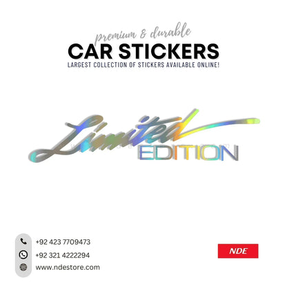 STICKER LIMITED EDITION (SILVER) - ndestore.com