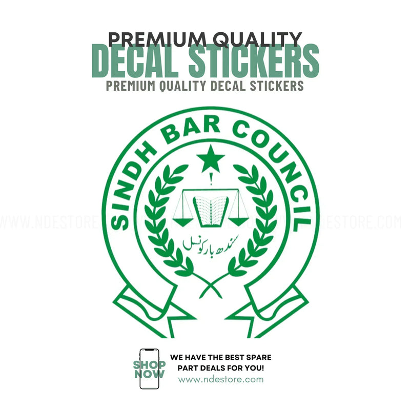 STICKER SINDH BAR COUNCIL - ndestore.com