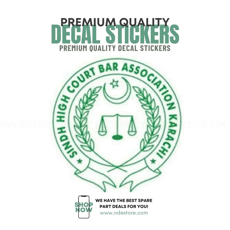 STICKER SINDH HIGH COURT BAR ASSOCIATION - ndestore.com