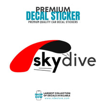 STICKER DECAL SKYDIVE