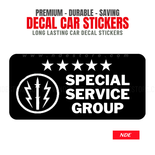 STICKER SPECIAL SERVICE GROUP SSG DECAL (SKU:D24293) - ndestore.com