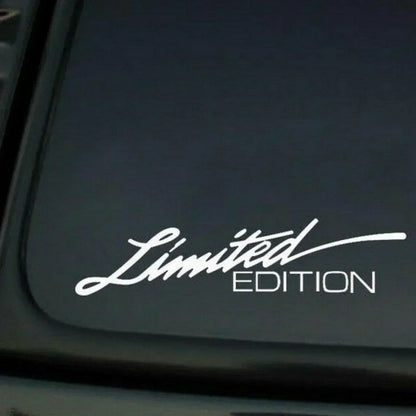 STICKER LIMITED EDITION (WHITE) | CAR STICKER SKU:8044 - ndestore.com