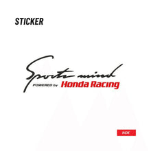 STICKER, SPORTS MIND HONDA RACING - ndestore.com