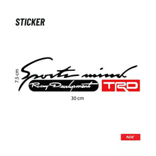 STICKER, SPORTS MIND RACING DEVELOPMENT TRD - ndestore.com