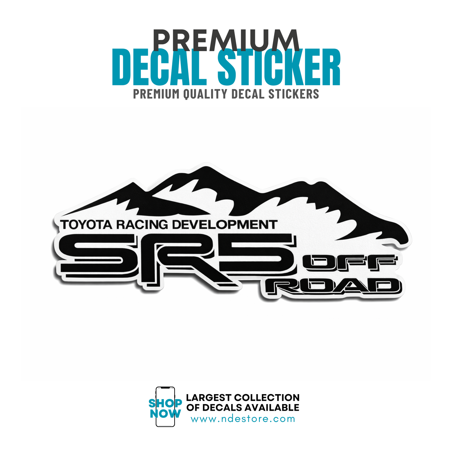 STICKER DECAL SR5 TRD