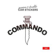STICKER, COMMANDO (SKU: 44534) - ndestore.com