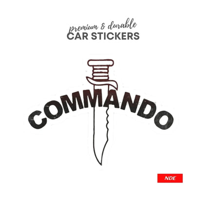 STICKER, COMMANDO (SKU: 44534) - ndestore.com
