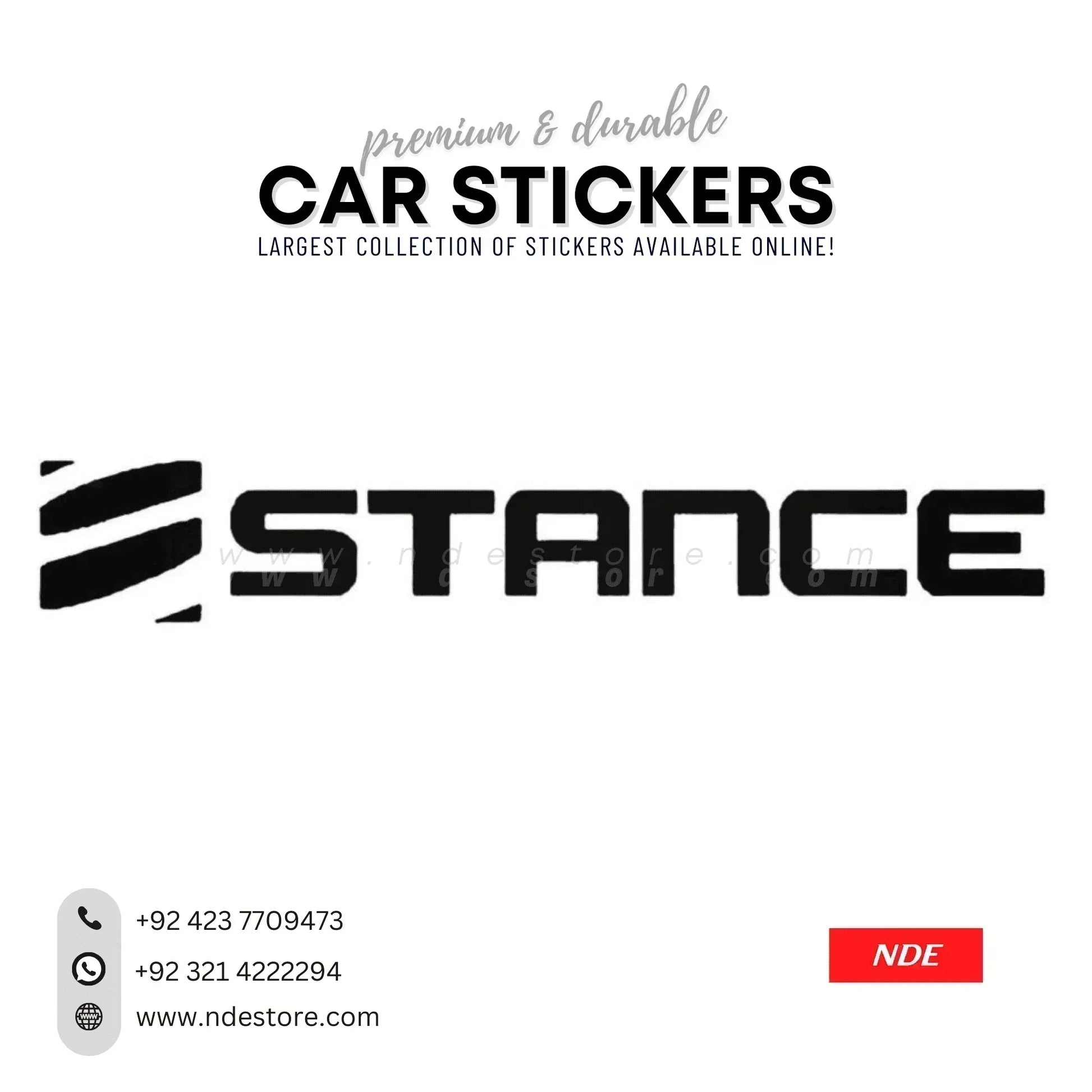 Stanced Logo Stancenation Stance Nation Vinyl Decal Car Window Sticker