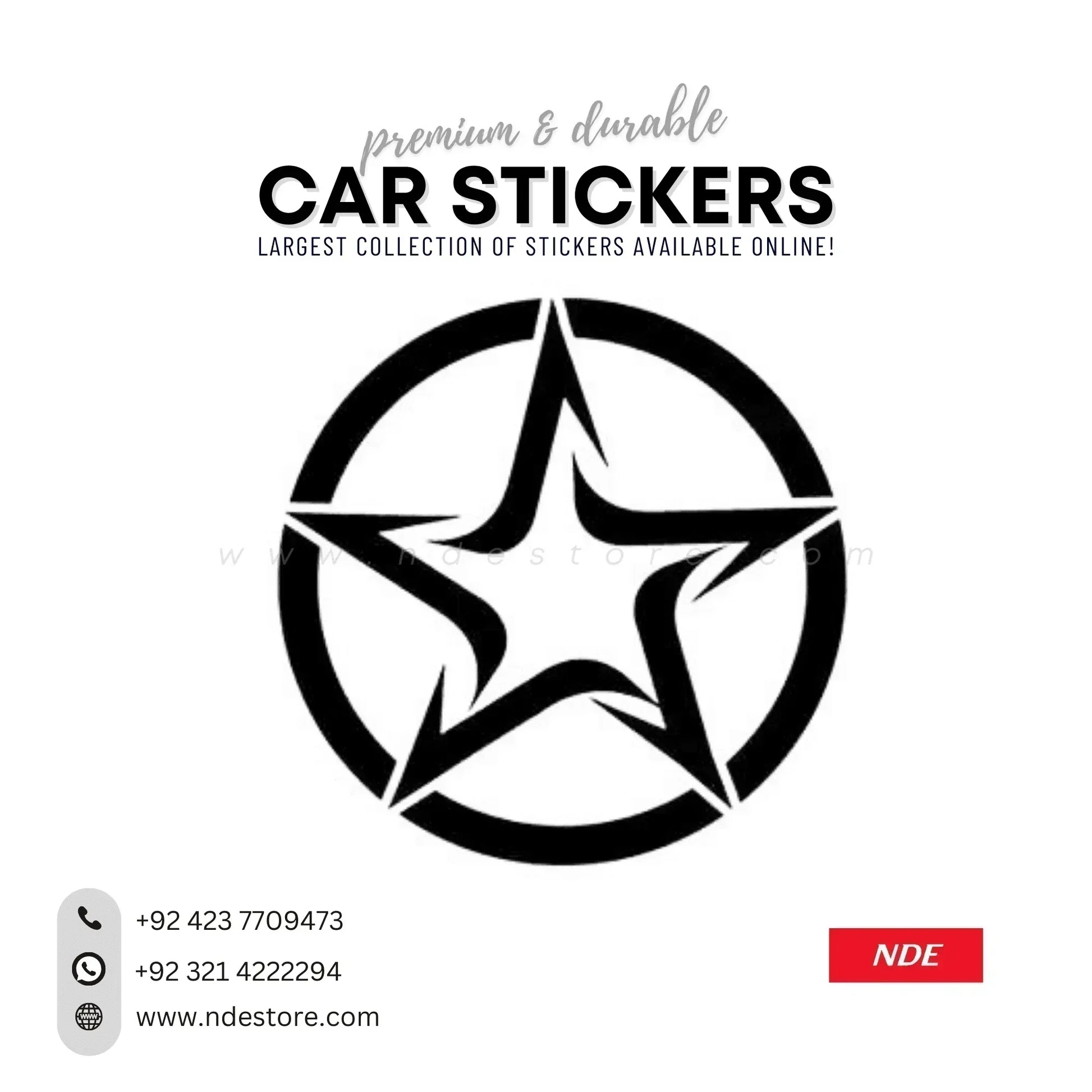 STICKER STAR (SKU: S44533) - ndestore.com