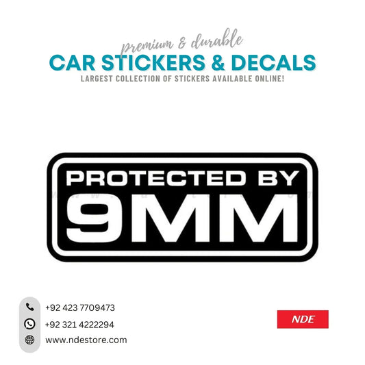 STICKER PROTECTED BY 9MM - ndestore.com