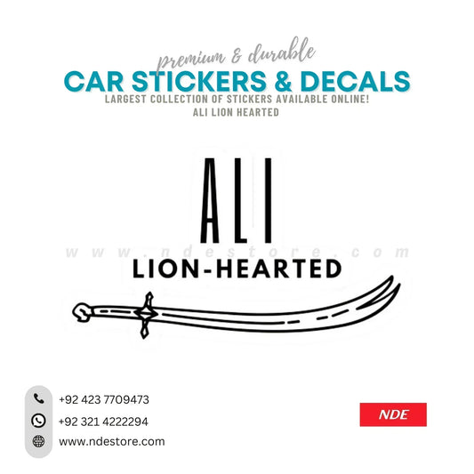 STICKER ALI LION HEARTED - ndestore.com