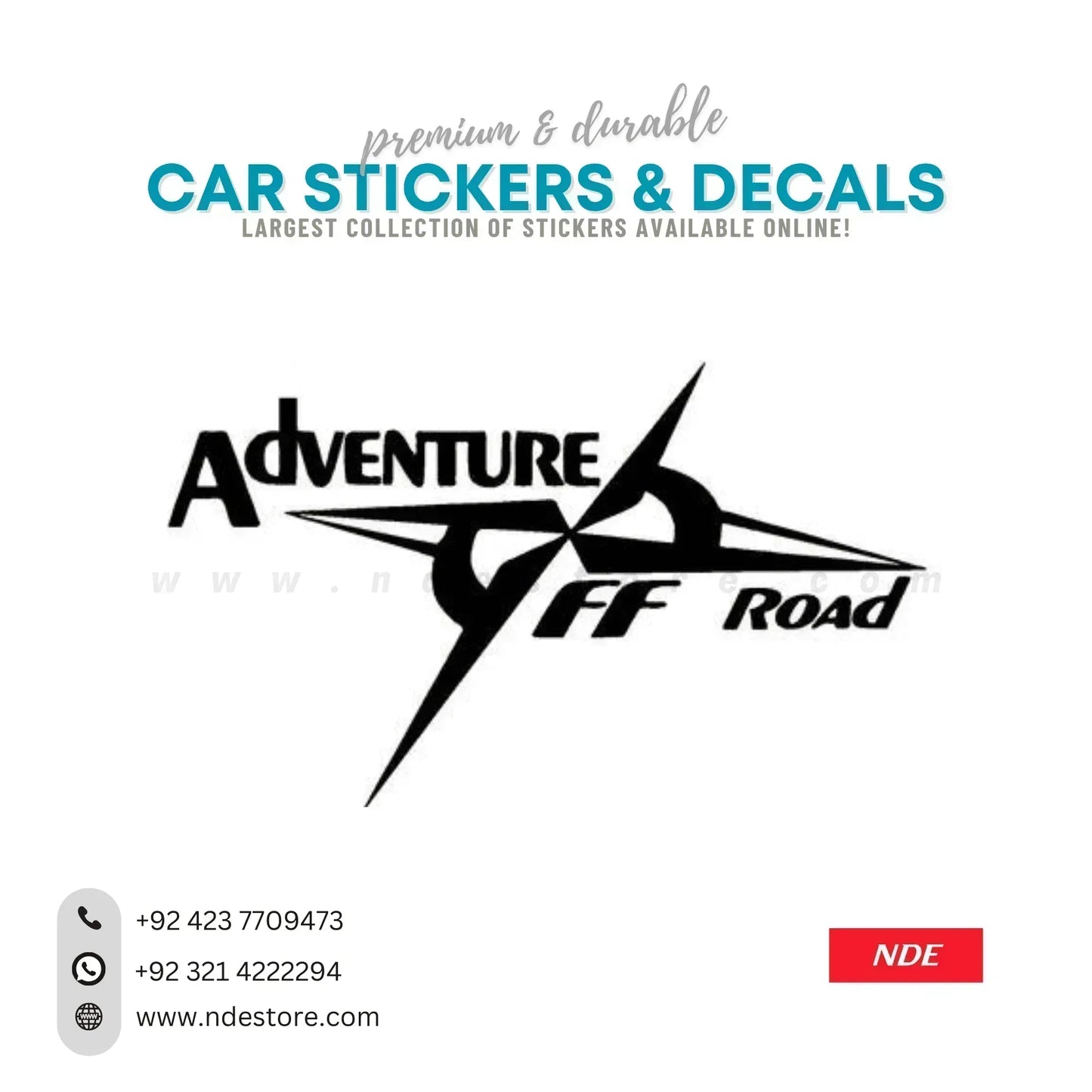 STICKER ADVENTURE OFF ROAD (SJ005) - ndestore.com