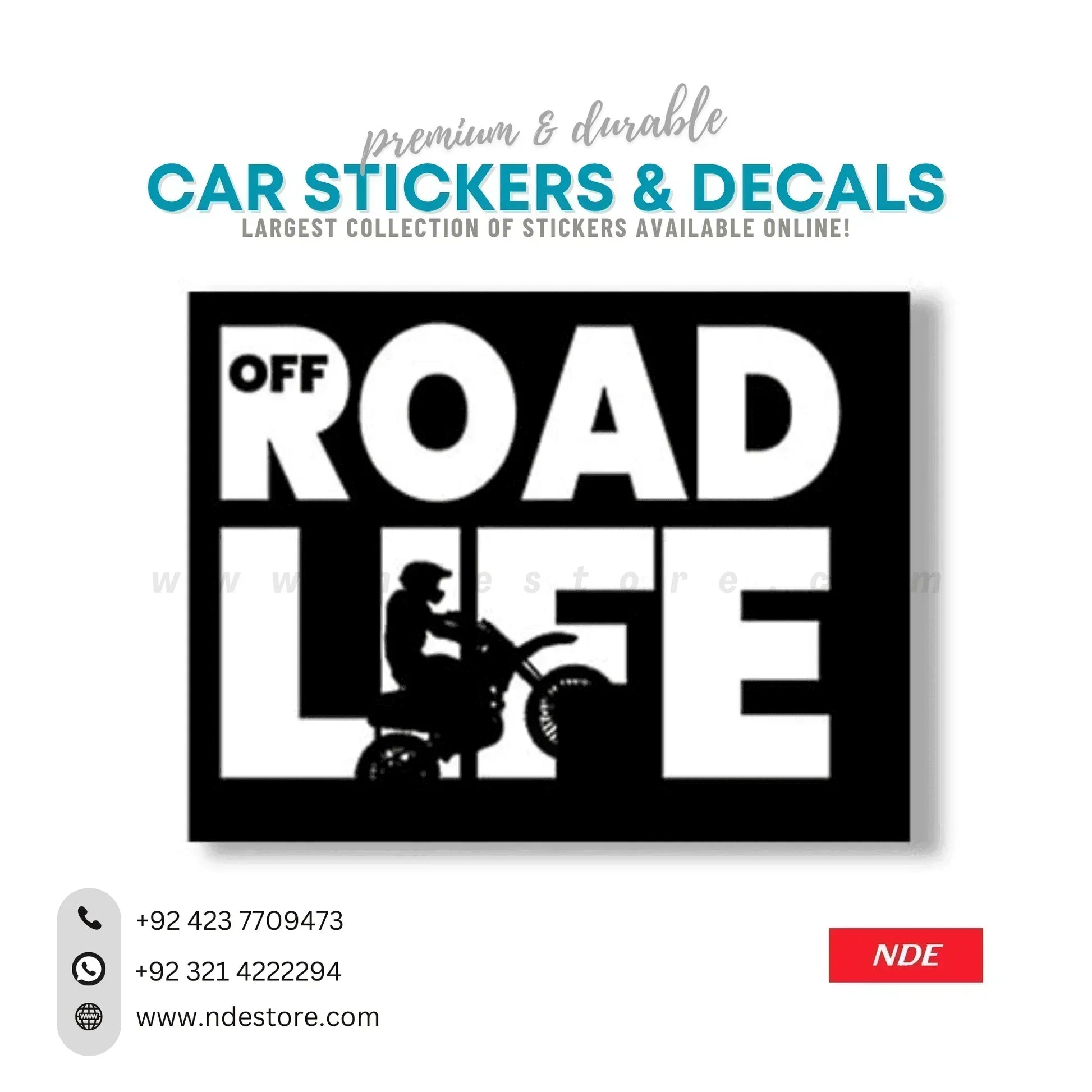STICKER OFF ROAD LIFE - ndestore.com