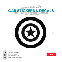 STICKER CAPTAN AMERICA SHIELD - ndestore.com