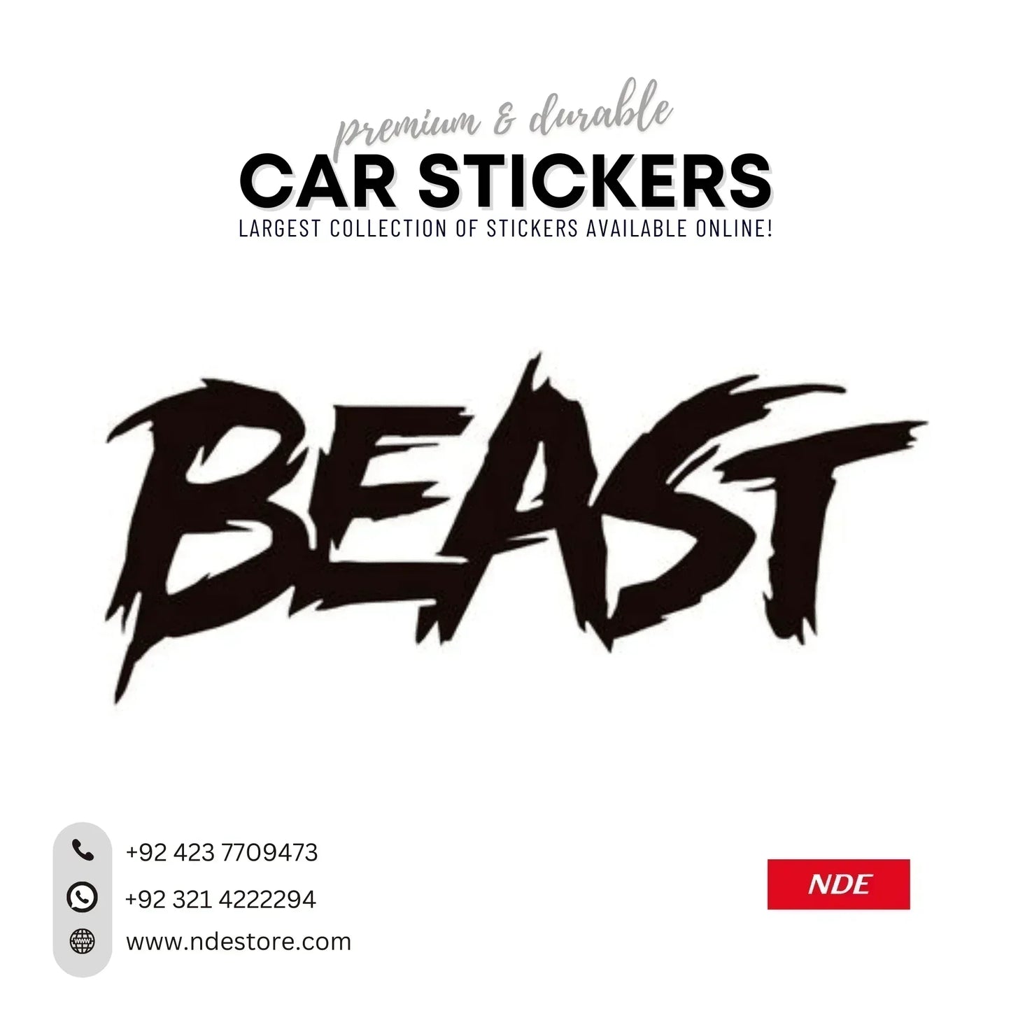 STICKER BEAST SERIES - ndestore.com