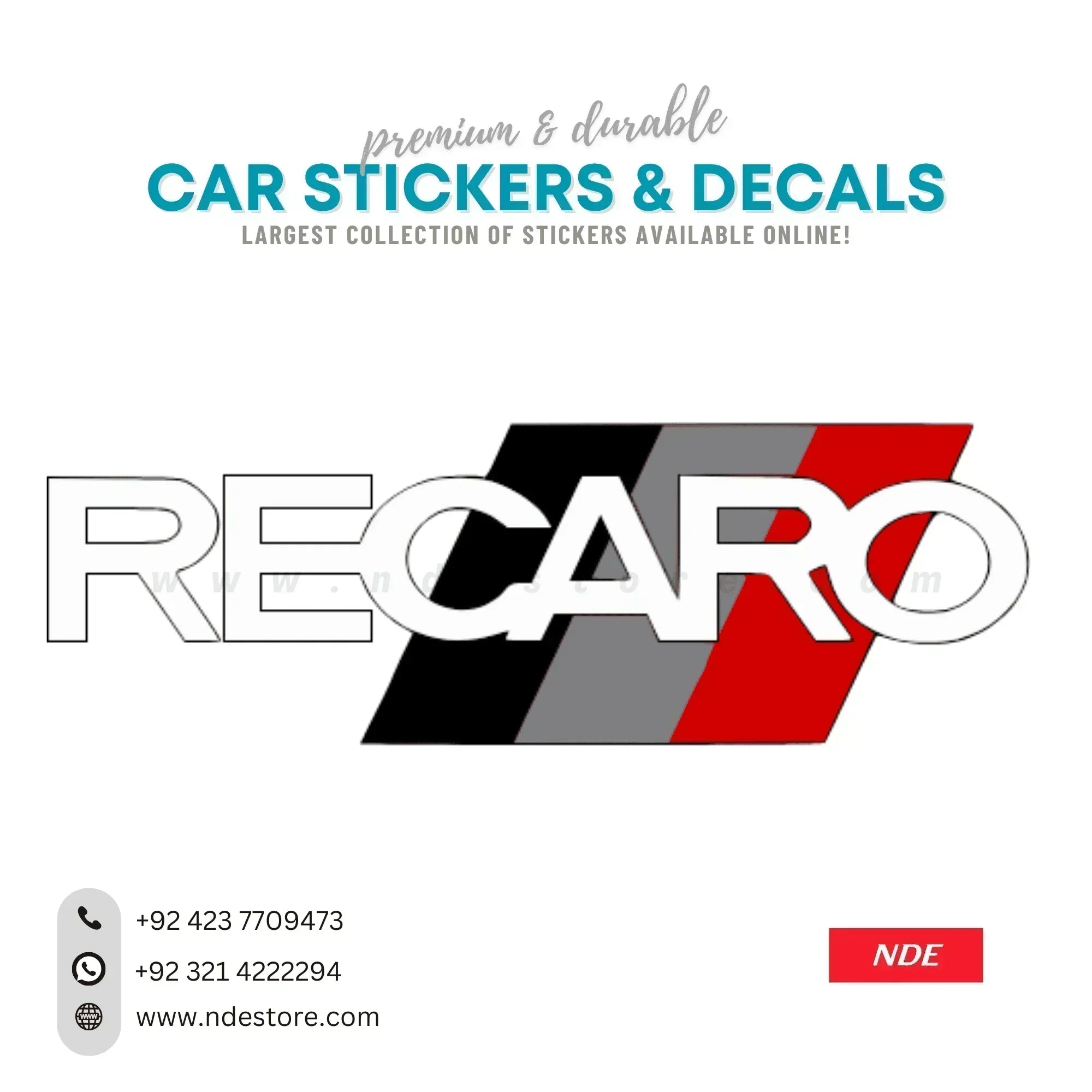 STICKER RECARO – ndestore.com