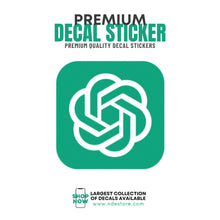 STICKER DECAL ChatGPT LOGO