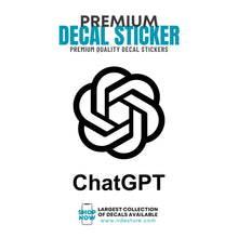 STICKER DECAL ChatGPT LOGO