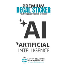 STICKER DECAL ARTIFICIAL INTELLIGENCE - AI