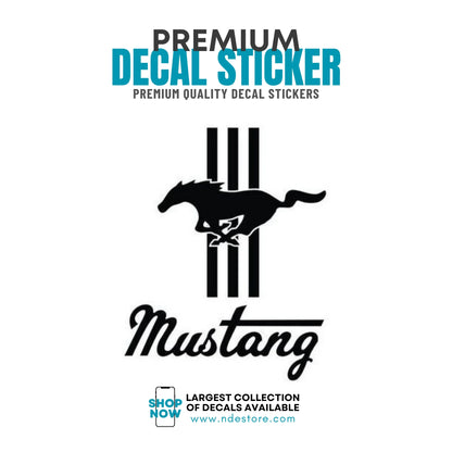 STICKER DECAL MUSTANG