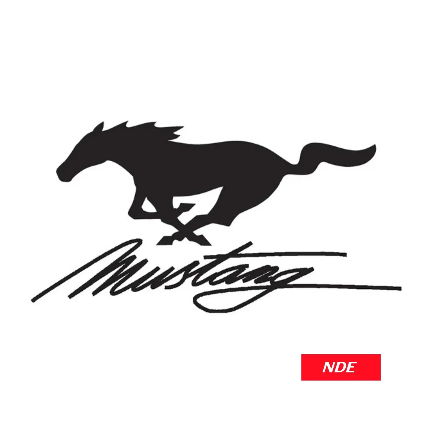 STICKER DECAL MUSTANG