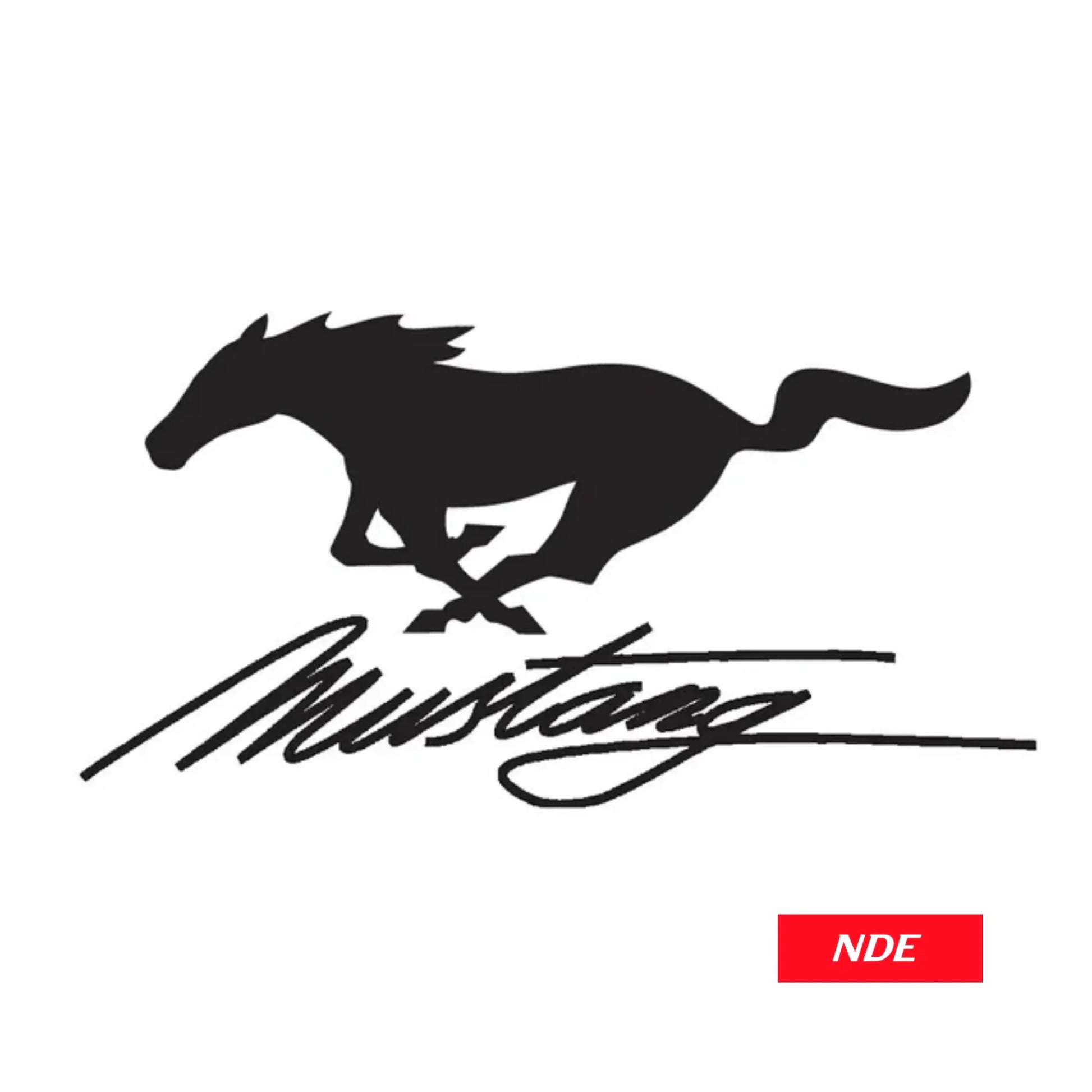 STICKER DECAL MUSTANG