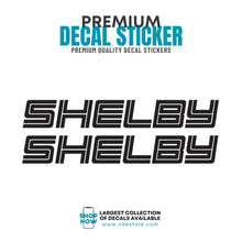 STICKER DECAL SHELBY